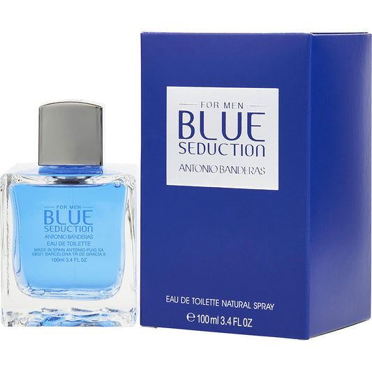 BLUE SEDUCTION de Antonio Banderas (HOMBRE) - EDT SPRAY 3.4 OZ