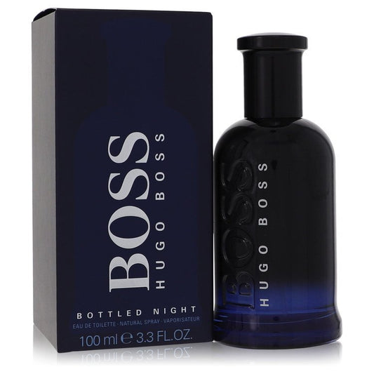 Boss Bottled Night de Hugo Boss Eau de Toilette Spray 3.3 oz (Hombre)