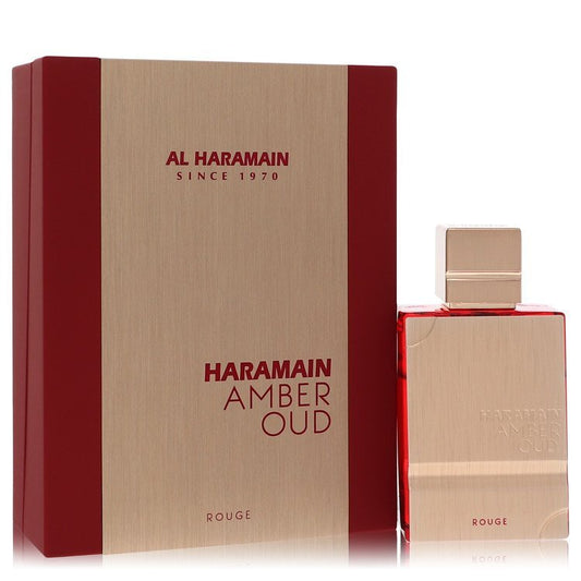 Al Haramain Amber Oud Rouge de Al Haramain Eau De Parfum Spray 2 oz (Hombres)